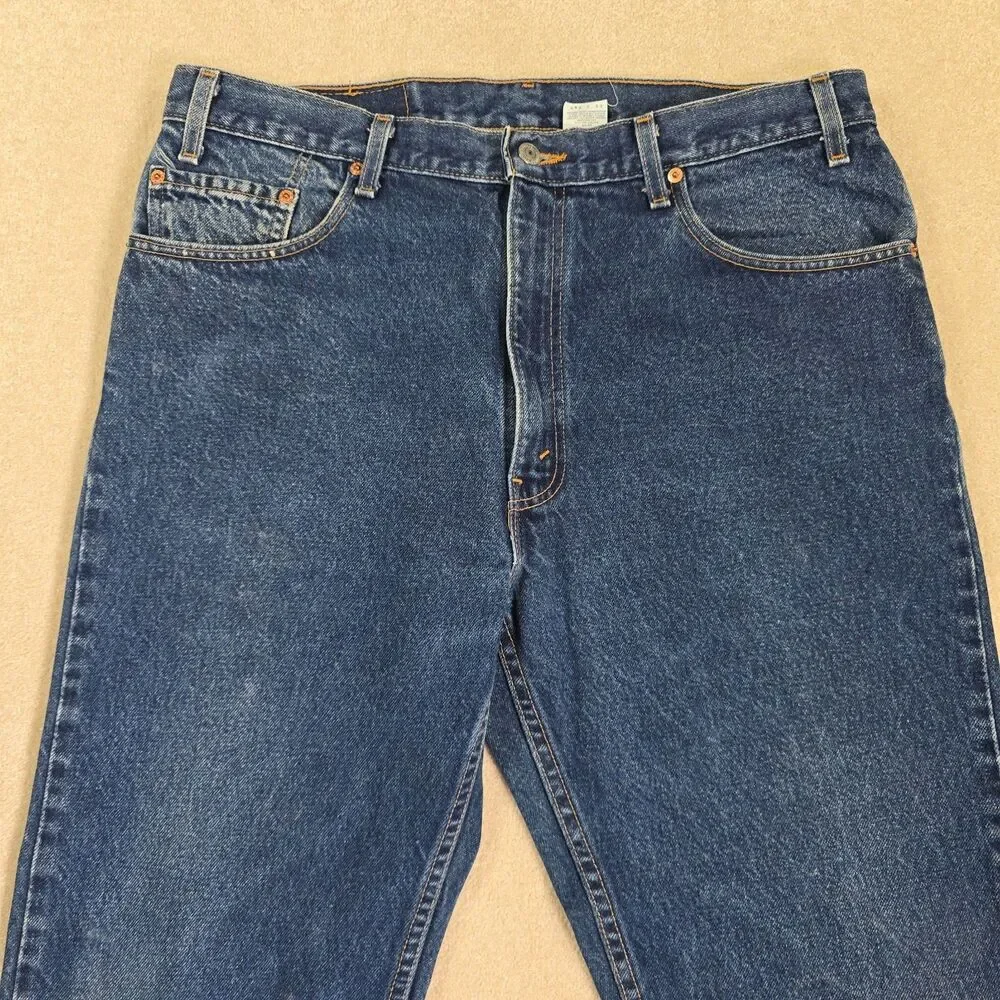 VTG Levis 505 Jeans Regular Fit Straight Leg Jeans Men's Size Tag 38x30